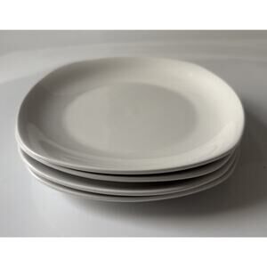Studio TU Tabletops Unlimited Salad Plates 7.5" Set of 4 White